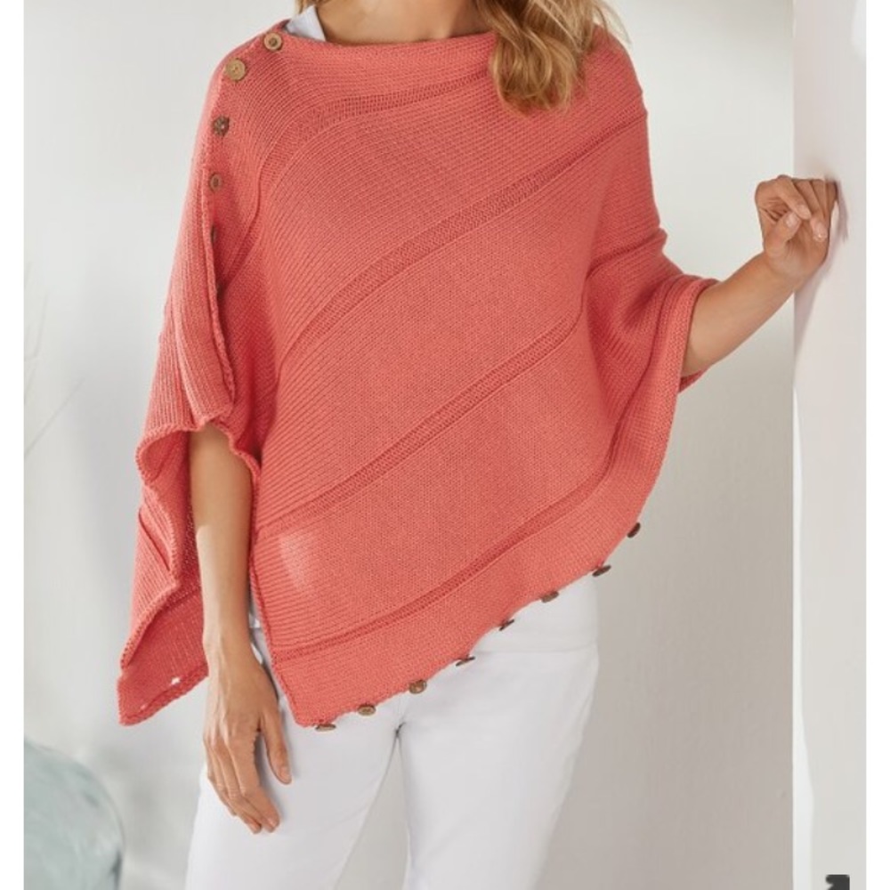 Soft surroundings sweater poncho
